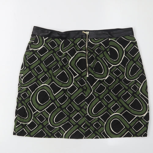 River Island Women's Geometric Skirt - Size 14