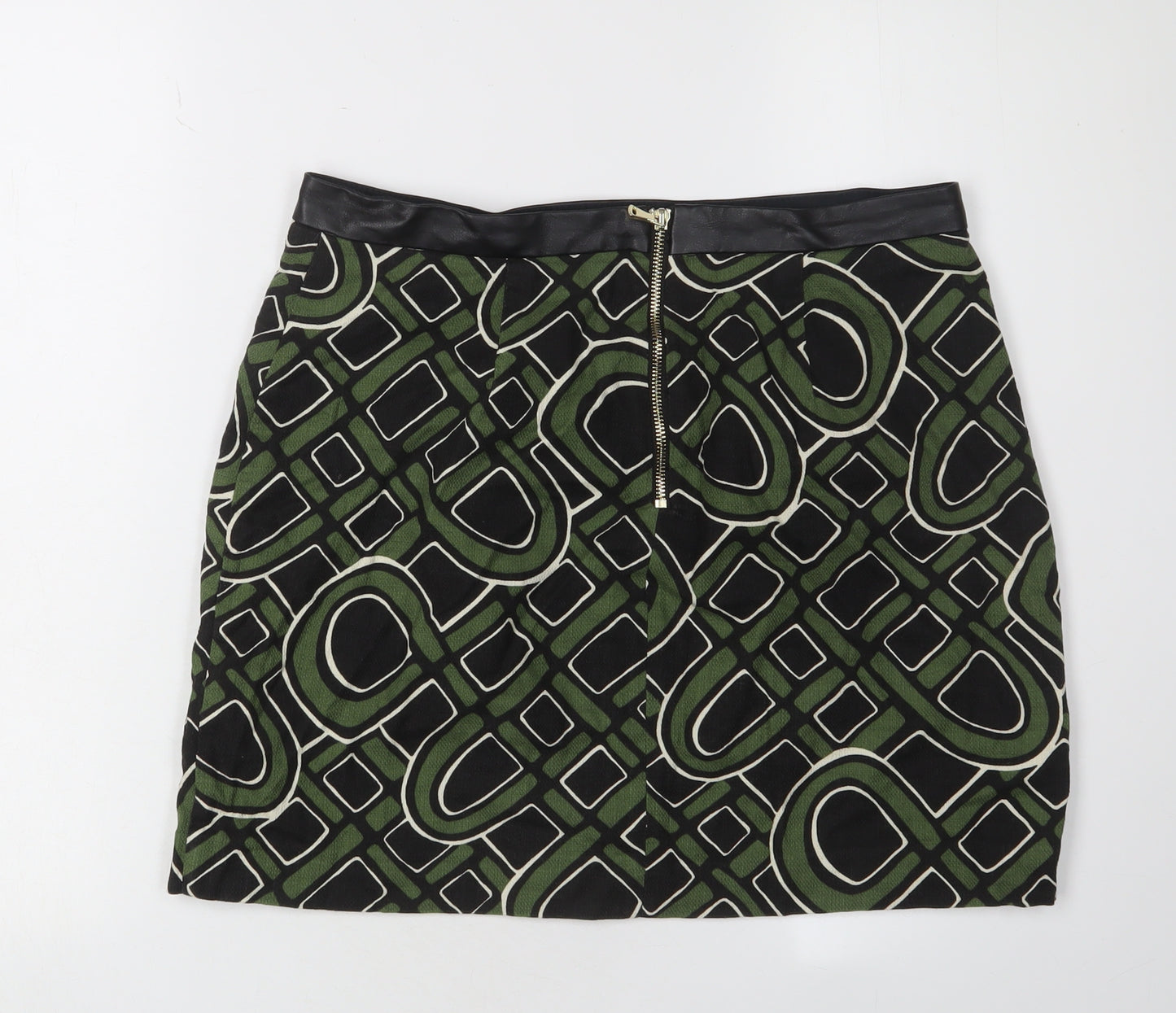 River Island Women's Geometric Skirt - Size 14