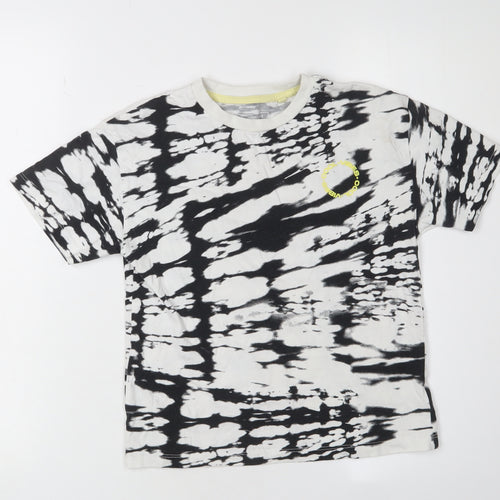 Boys Next Black & White Graphic T-Shirt, 8 Years, Modern Style