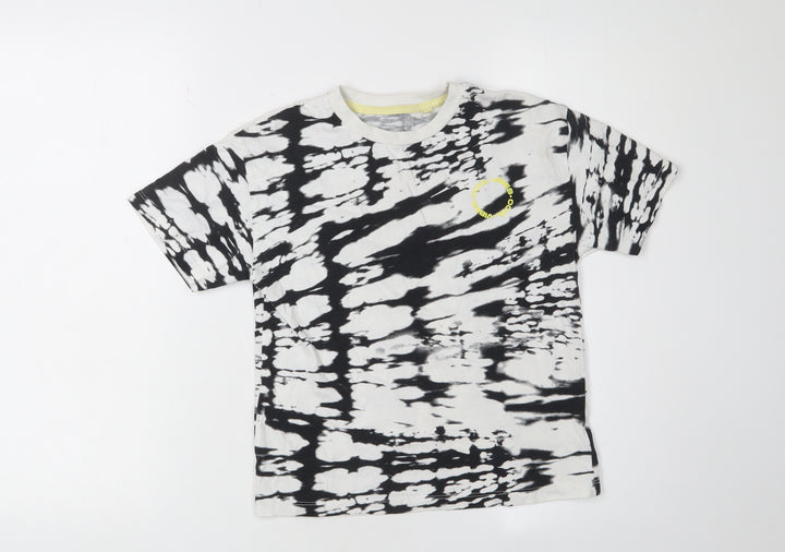 Boys Next Black & White Graphic T-Shirt, 8 Years, Modern Style