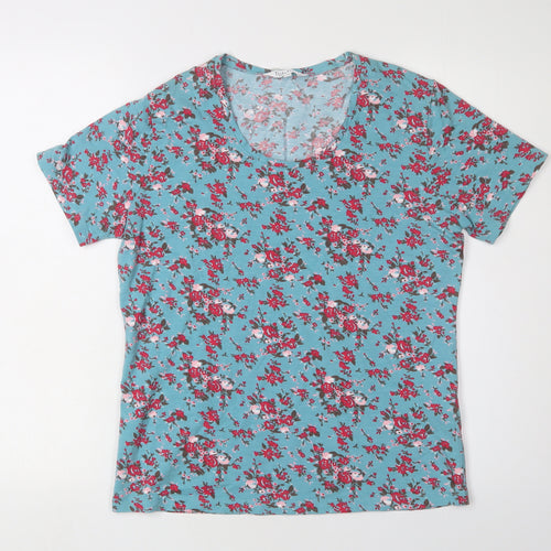 Tulchan Women's Floral Multicoloured T-Shirt Size 12