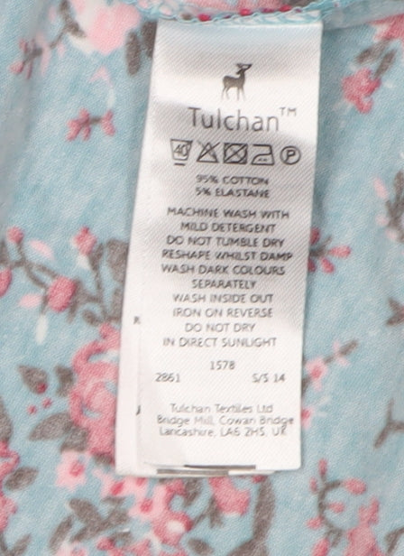 Tulchan Women's Floral Multicoloured T-Shirt Size 12