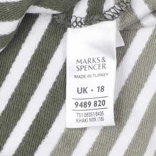 Marks and Spencer Women's Striped Top, Size 18, Multicoloured