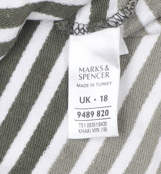 Marks and Spencer Women's Striped Top, Size 18, Multicoloured