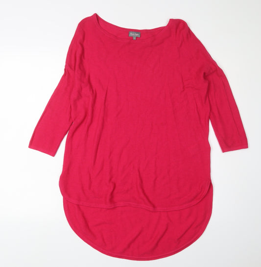 Phase Eight Women's Pink Tunic Jumper, Size S, 3/4 Sleeve