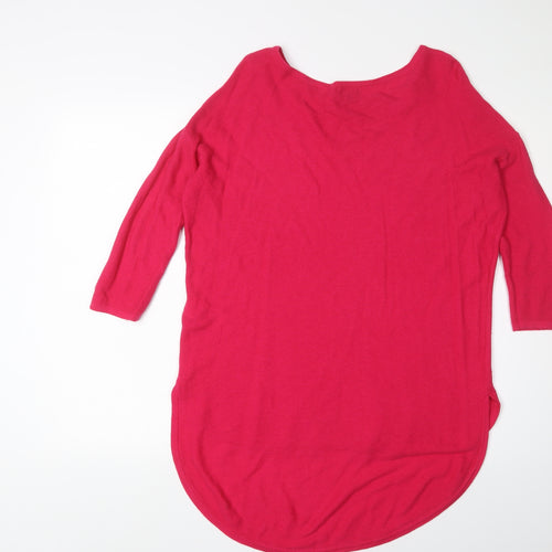 Phase Eight Women's Pink Tunic Jumper, Size S, 3/4 Sleeve