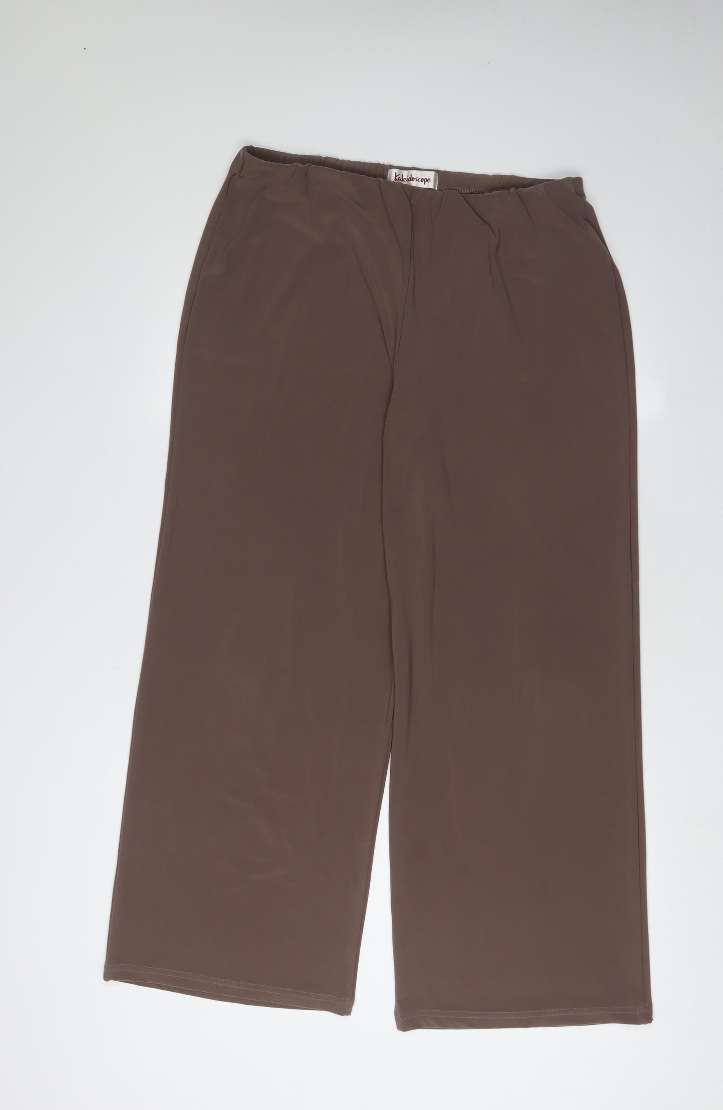 Kaleidoscope Women’s Brown Wide-Leg Trousers Size 14