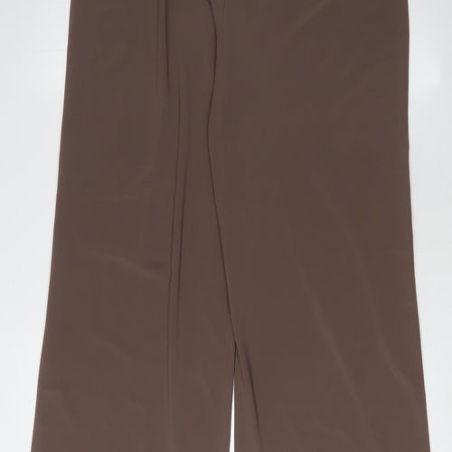 Kaleidoscope Women’s Brown Wide-Leg Trousers Size 14