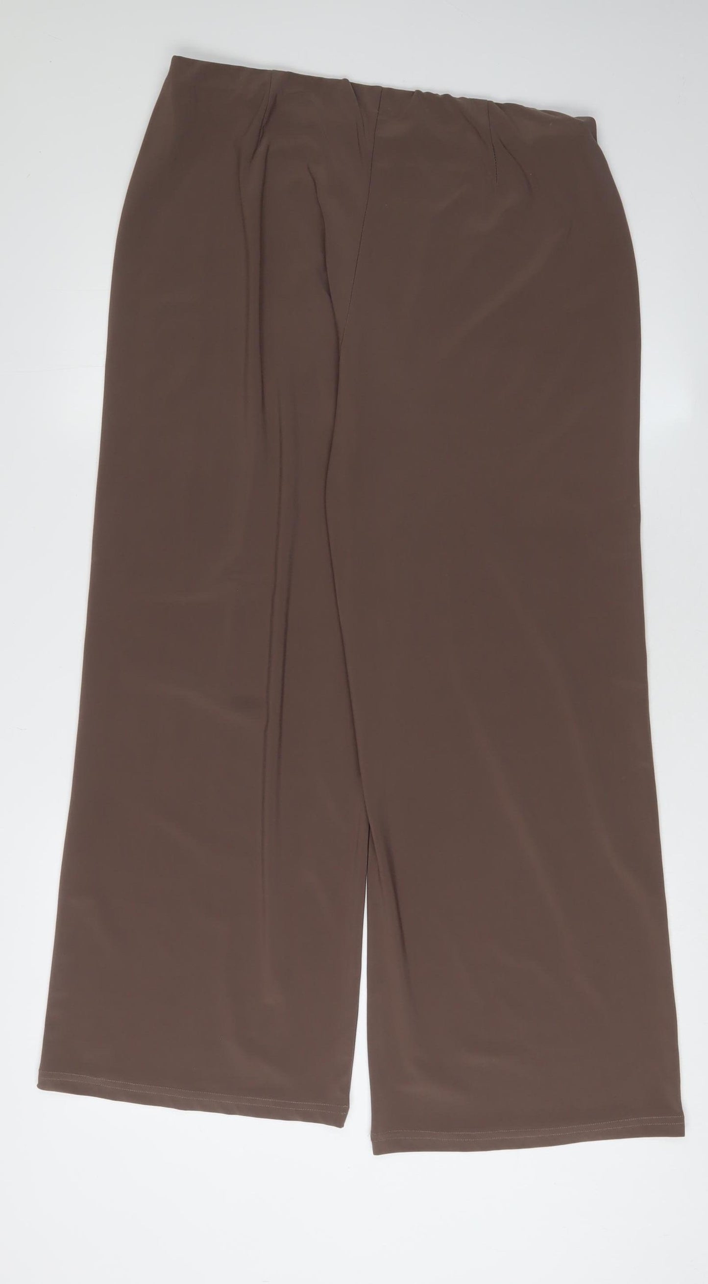 Kaleidoscope Women’s Brown Wide-Leg Trousers Size 14