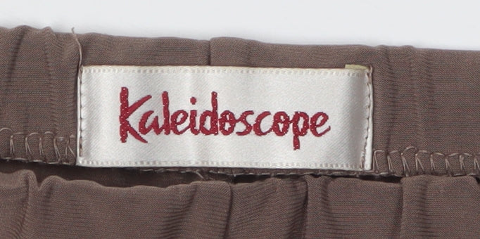 Kaleidoscope Women’s Brown Wide-Leg Trousers Size 14