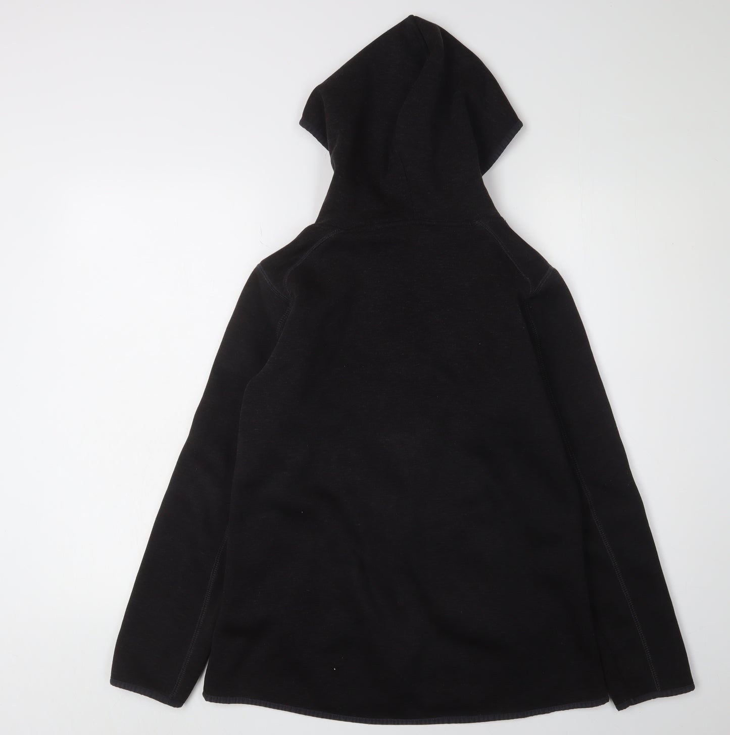 Marks and Spencer Women's Black Full Zip Hoodie Size 12