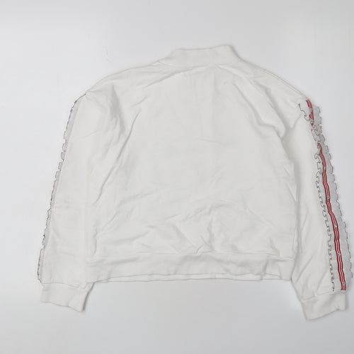 River Island Girls White Graphic Print Sweatshirt 9-10 Years