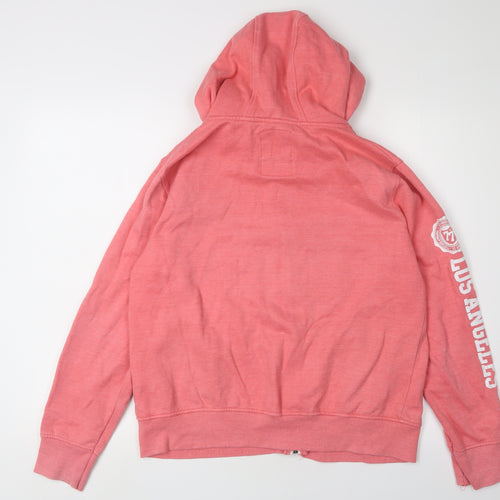 Miss Smith and Jones Women's Pink Full Zip Hoodie L