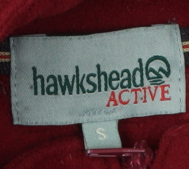 Hawkshead Active Men’s Red 1/4 Zip Fleece Sweatshirt S