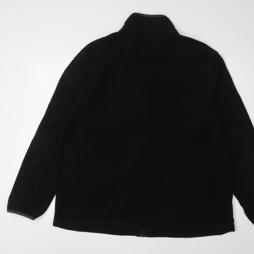 Marks and Spencer Men's Black XL Fleece Jacket Casual