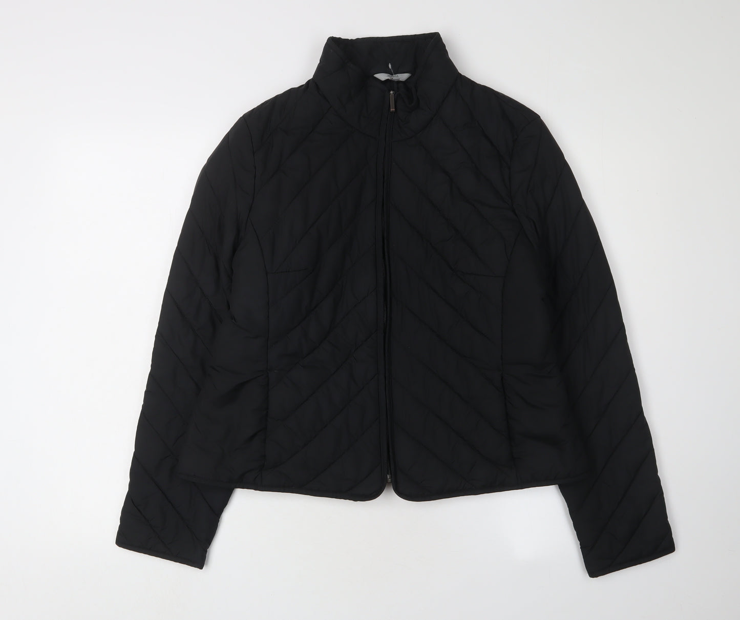 Marks and Spencer Women's Black Quilted Jacket Size 16
