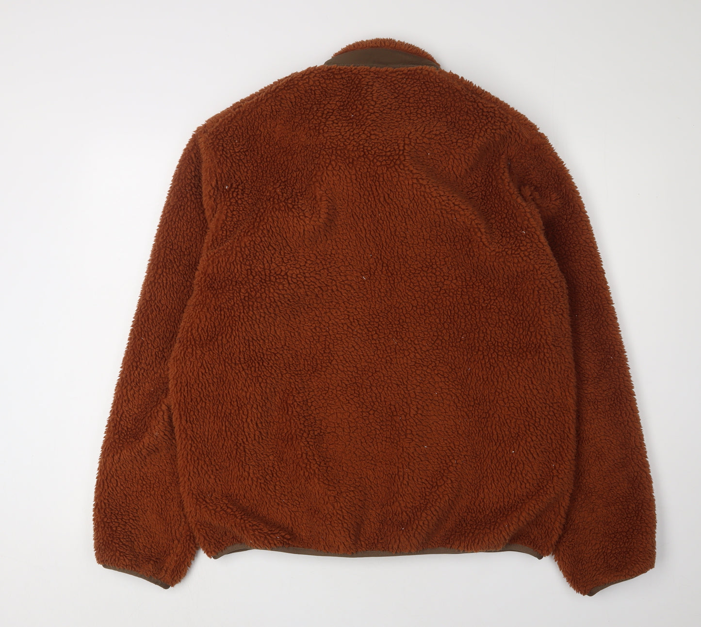 Uniqlo Men's Brown Warm Fleece Jacket Medium