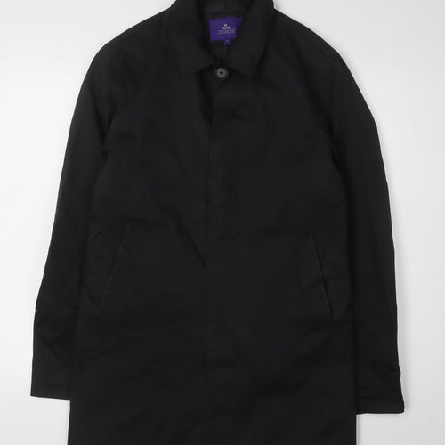 Next Women's Black Overcoat, Small, Cotton Blend