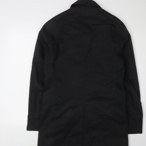 Next Women's Black Overcoat, Small, Cotton Blend