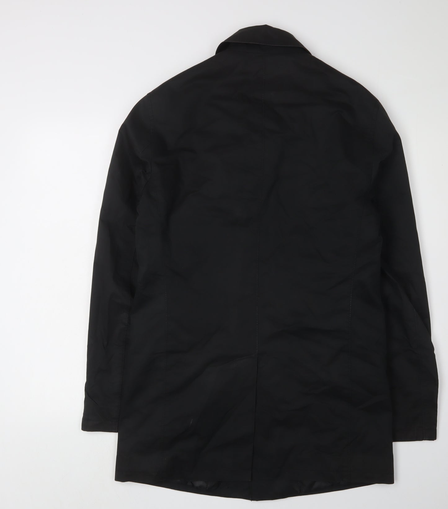Next Women's Black Overcoat, Small, Cotton Blend