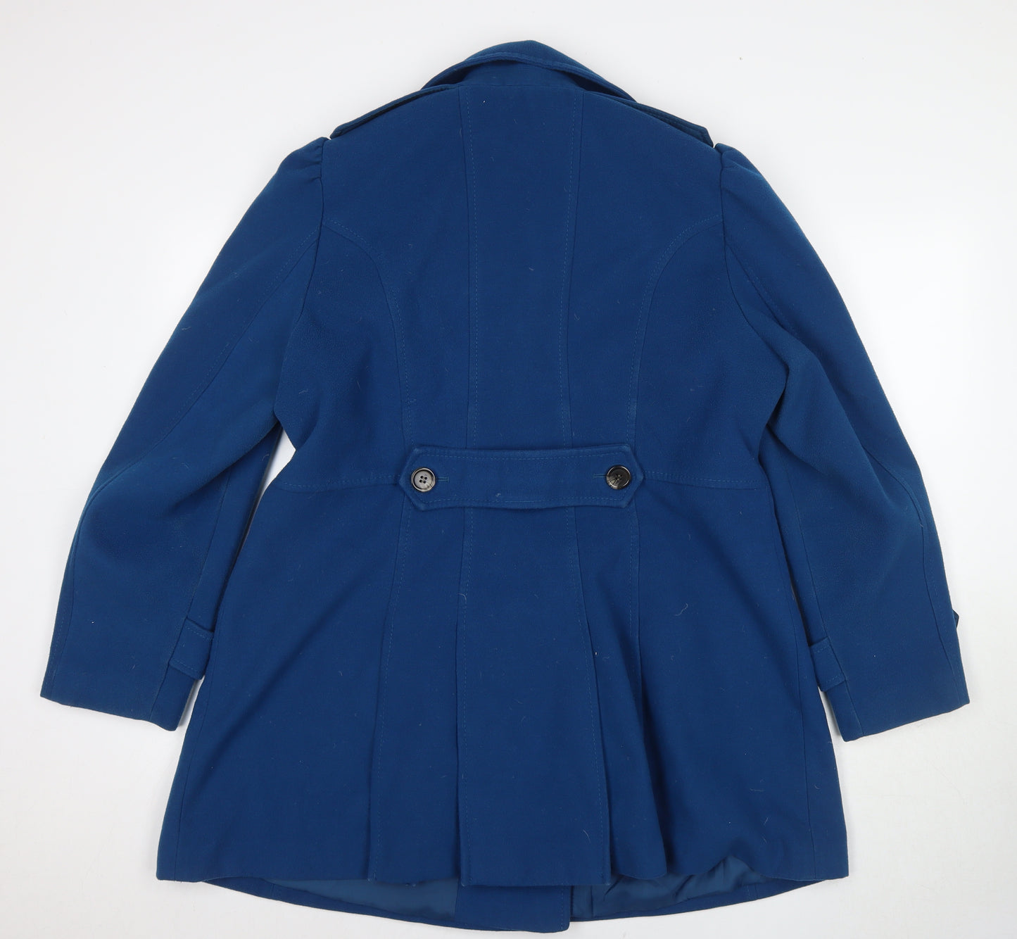 Marks and Spencer Women's Blue Pea Coat Size 16