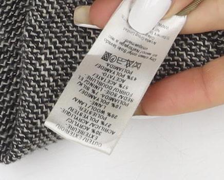 Topshop Women's Grey Tweed Classic Jacket Size 12