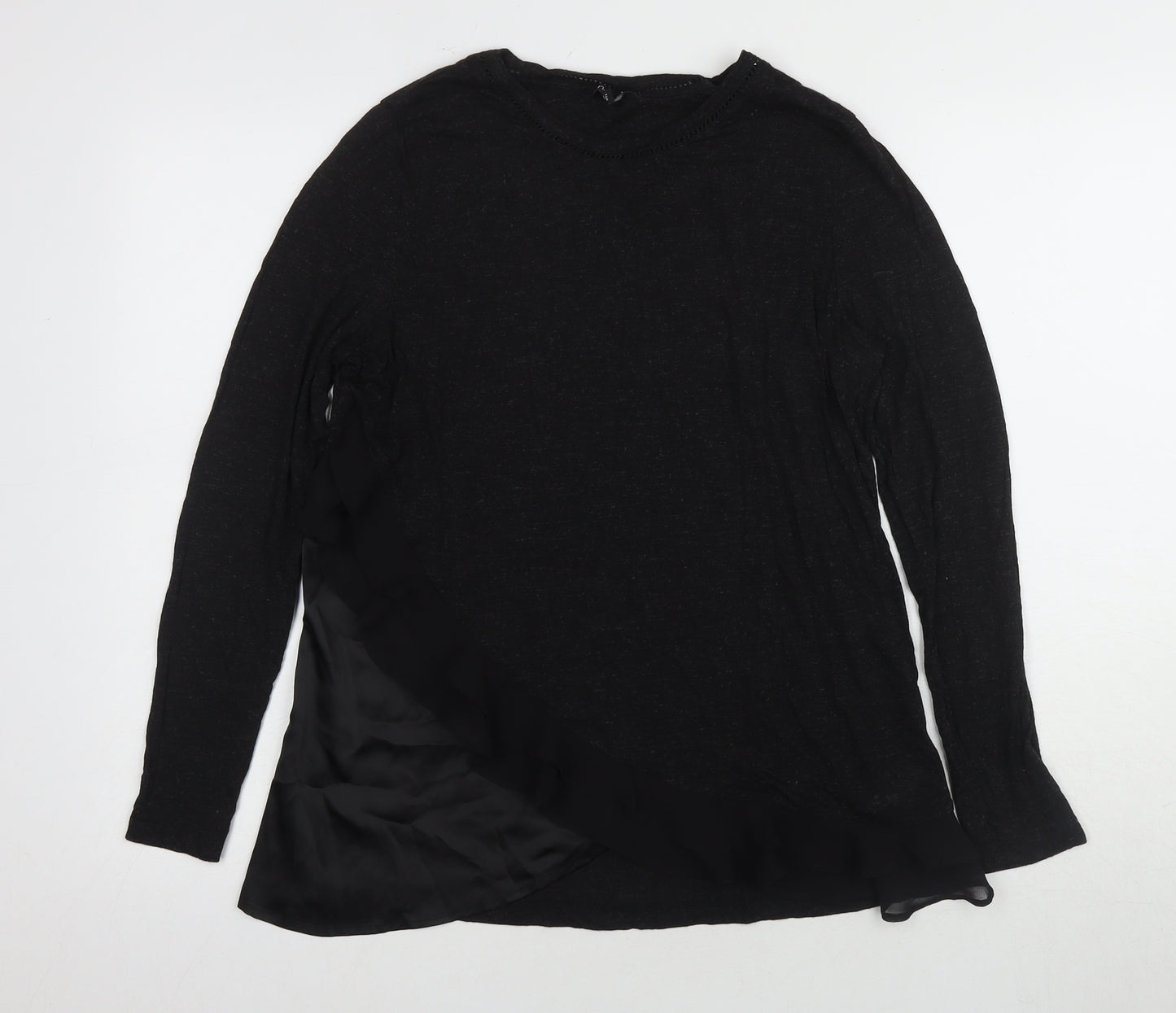 Next Women's Black Long Sleeve Top Size 16