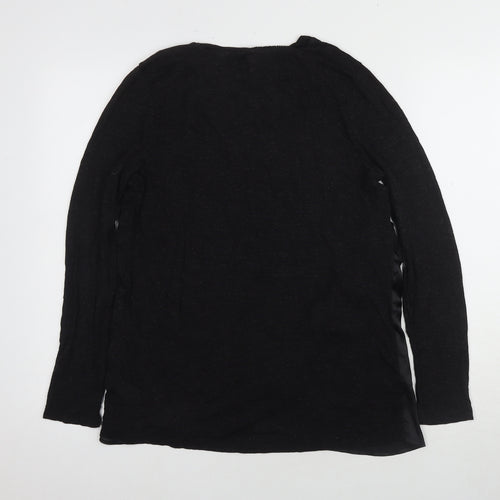 Next Women's Black Long Sleeve Top Size 16