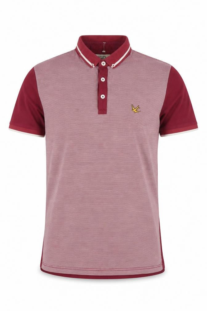 Burton Menswear Men's Red Striped Polo M