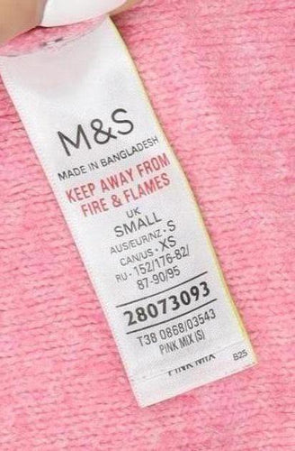 Marks and Spencer Women's Pink XS Sequin Christmas Jumper