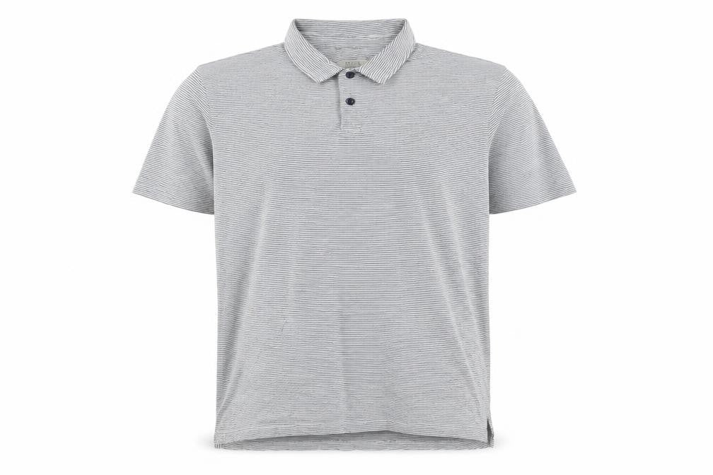 Selezione Grigio Men's Grey Stripe XL Polo Shirt