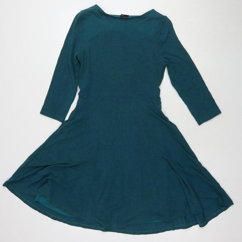 Capsule Women's Green Fit & Flare Dress Size 12