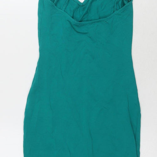 Miss Selfridge Women's Green Bodycon Dress, Size 2