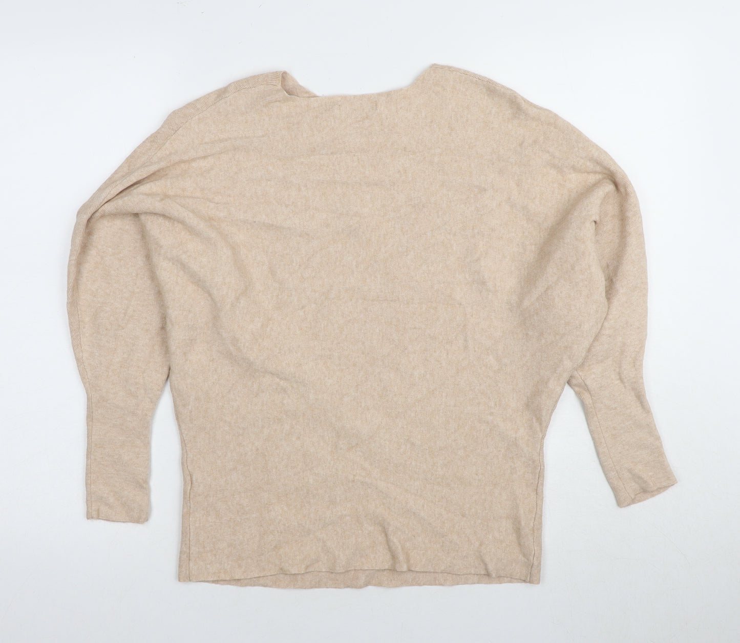 Quiz Women's Beige Pullover Jumper, M - Embroidered