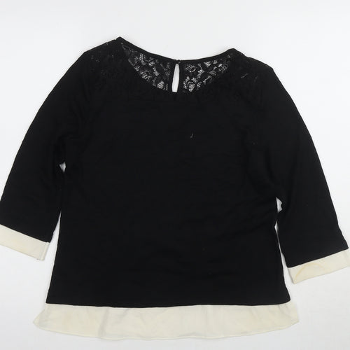 Marks and Spencer Women's Black Lace Blouse Size 12