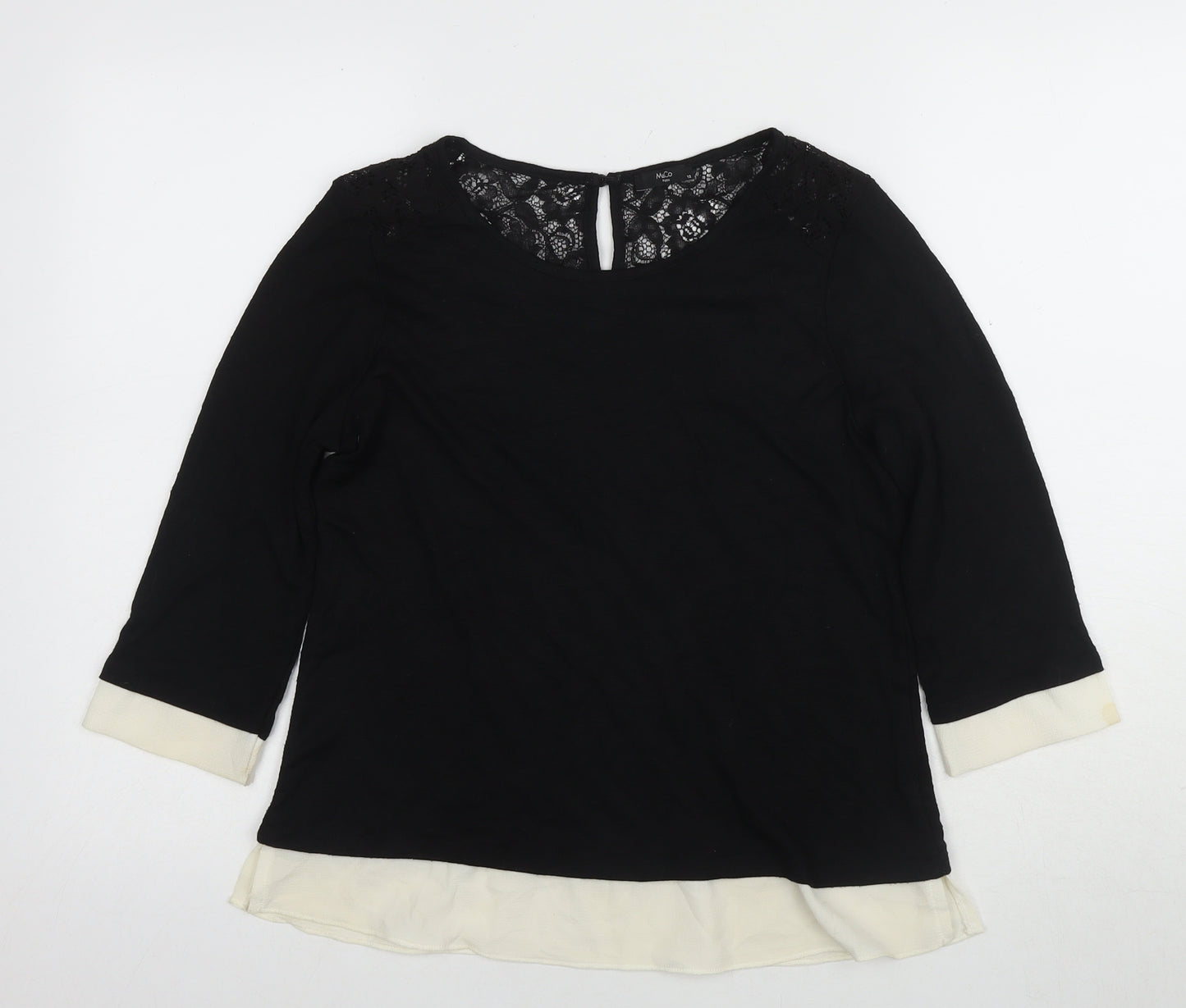 Marks and Spencer Women's Black Lace Blouse Size 12