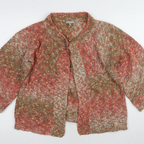 Per Una Women's Multicoloured Cardigan M Knit Relaxed