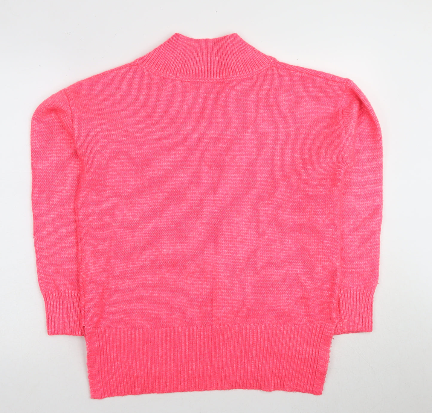 Next Women's Pink V-Neck Pullover Jumper Size 10