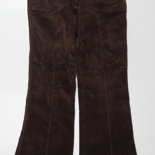 Warehouse Women's Brown Corduroy Straight Jeans Size 10