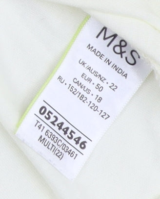 Marks and Spencer Women's Multicoloured T-Shirt, Size 22