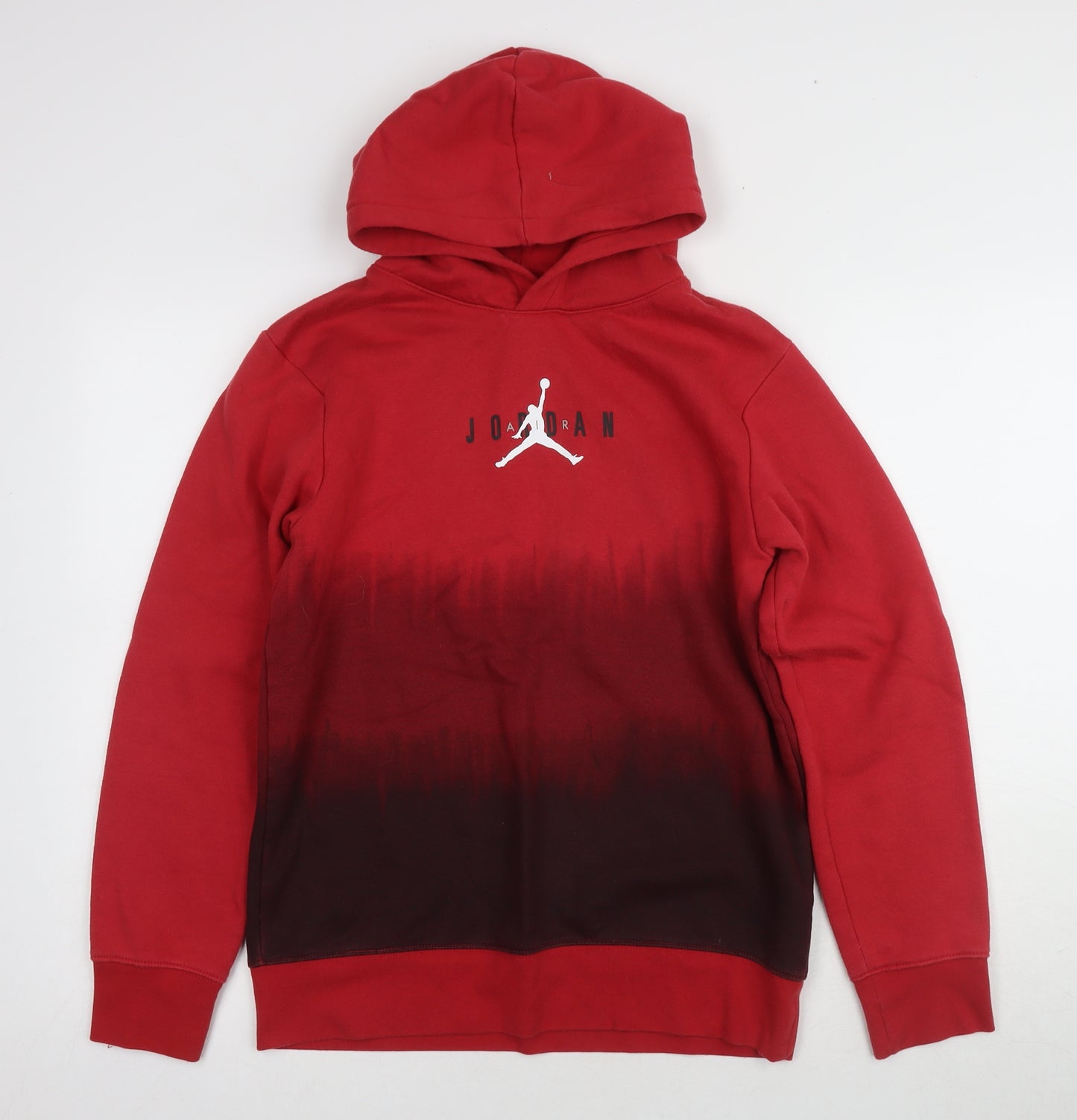 Jordan Boys Red Pullover Hoodie XL Graphic Print Casual