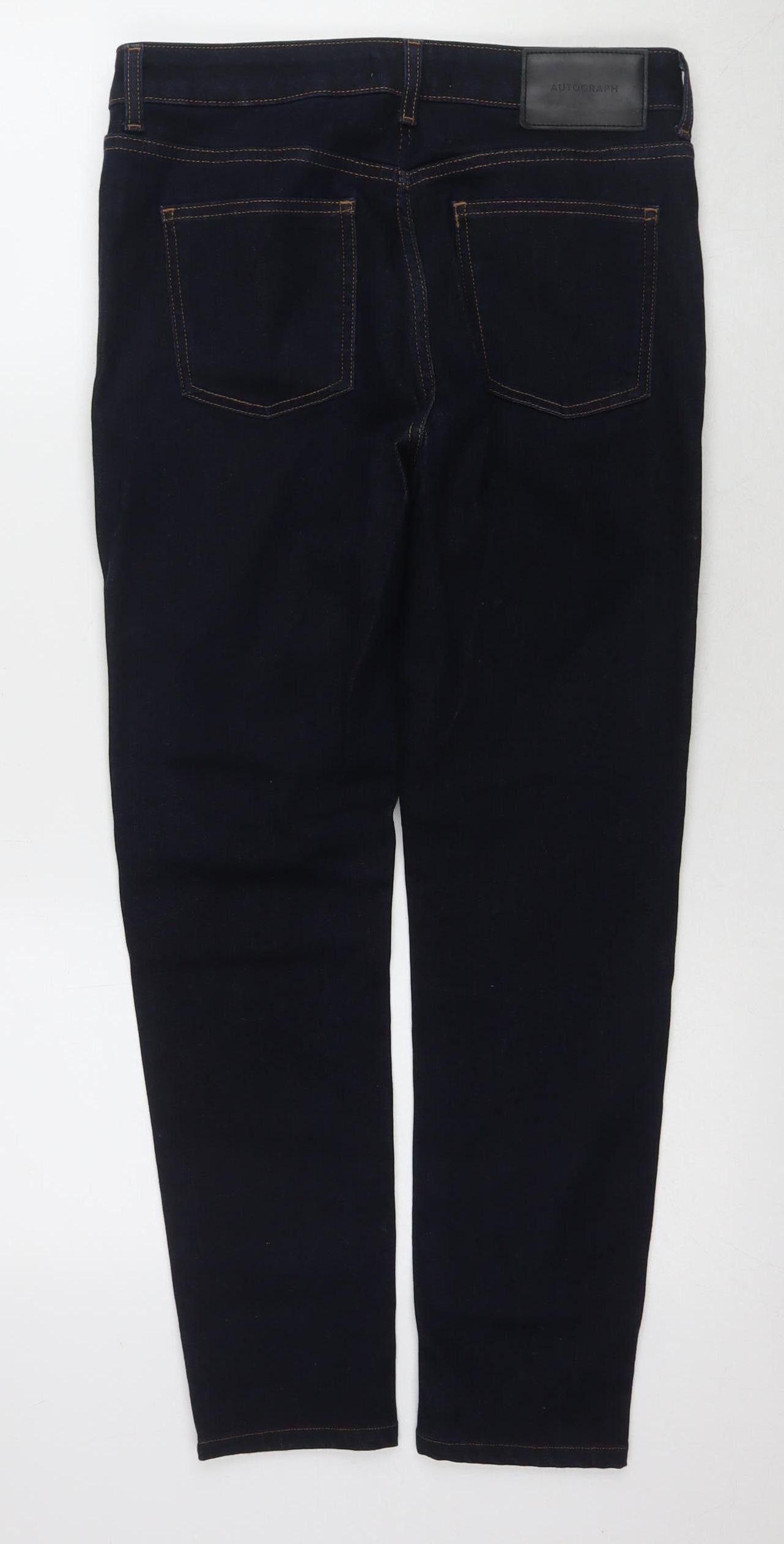 Marks and Spencer Women's Blue Skinny Jeans Size 12