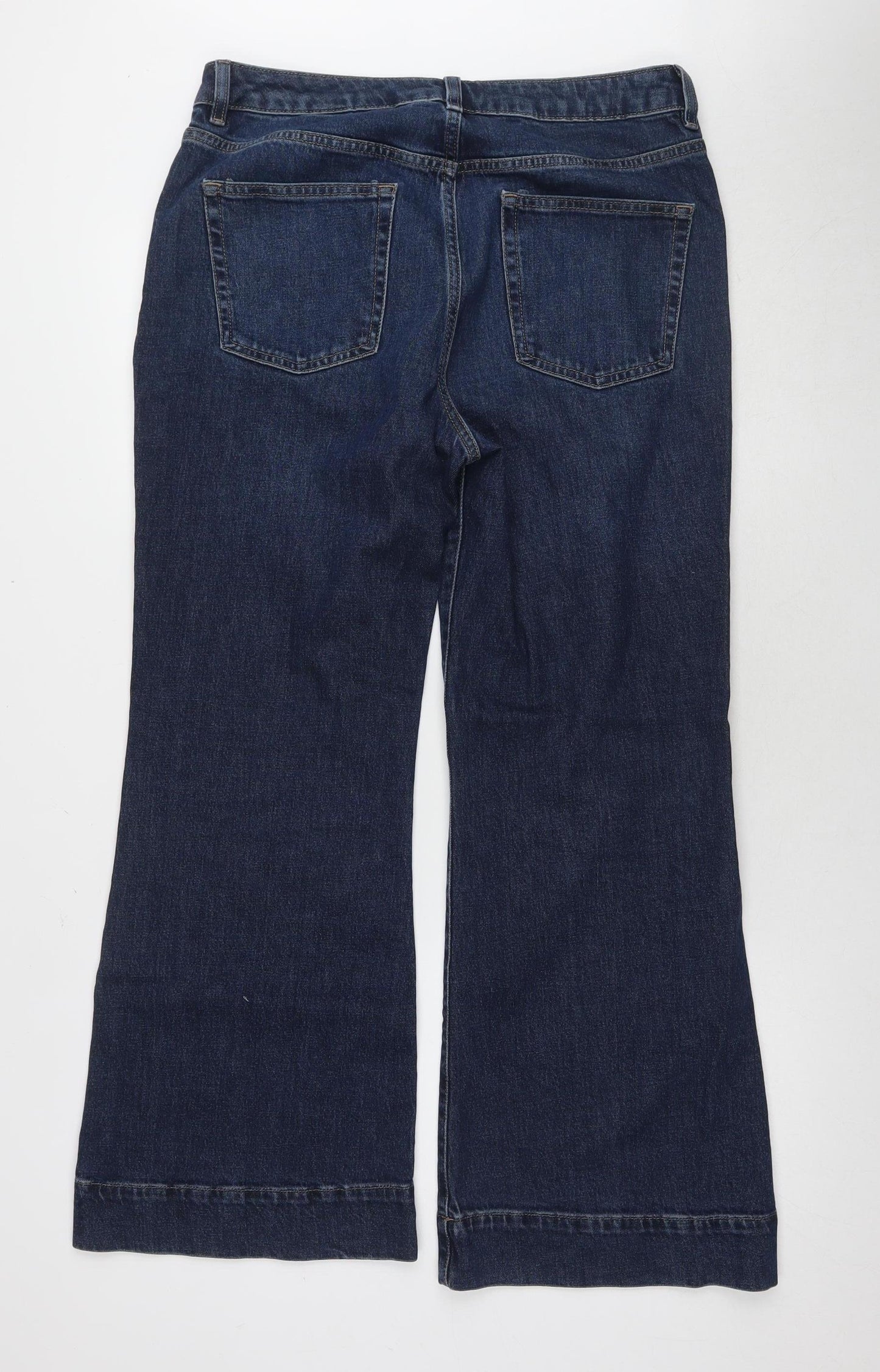 Marks and Spencer Women's Blue Flared Jeans Size 14