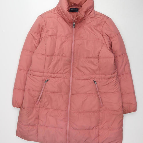 Marks and Spencer Women's Pink Puffer Jacket Size 20