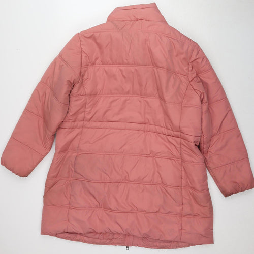 Marks and Spencer Women's Pink Puffer Jacket Size 20