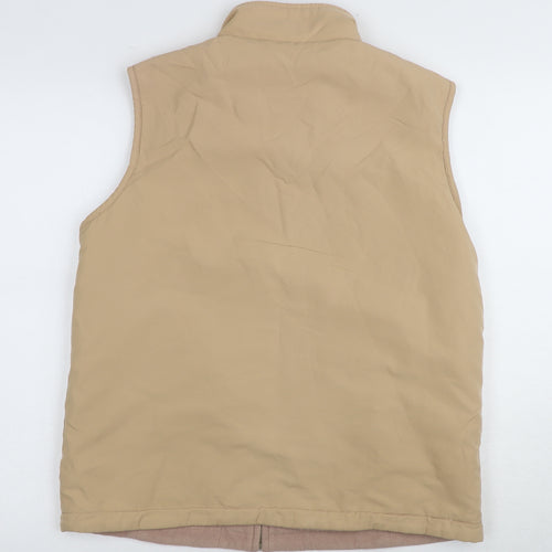 Bonmarché Beige Women's Waistcoat S Full Zip