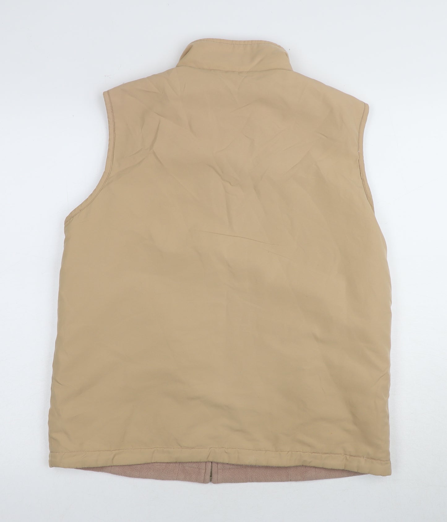 Bonmarché Beige Women's Waistcoat S Full Zip