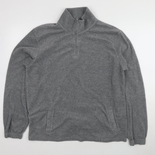 RMSPORTS Grey Fleece Pullover Sweatshirt Size 12