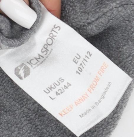 RMSPORTS Grey Fleece Pullover Sweatshirt Size 12