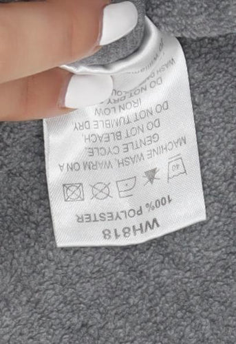 RMSPORTS Grey Fleece Pullover Sweatshirt Size 12
